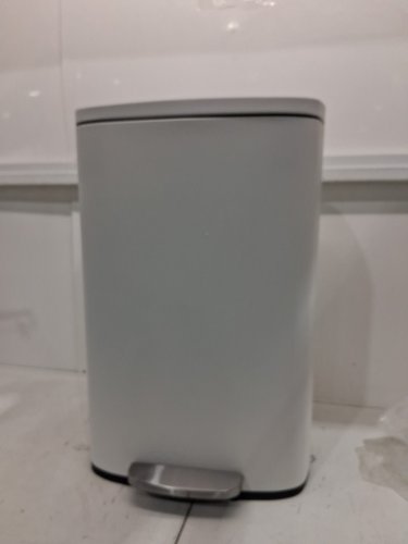 FDW  Kitchen Trash Can with Lid- 13 GALLON- WHITE (MODEL: TC-ST13-WHITE) image 3