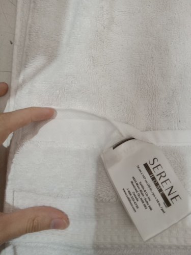 2pk Serene Home Collection Bath Towel - 35" x 70" - white image 4
