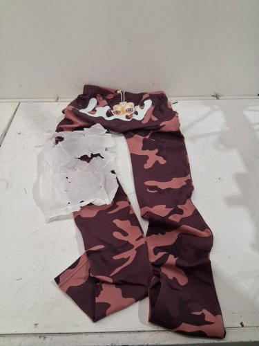 women's basics 2.0 ultra low rise leggings - medium - wine camo image 4