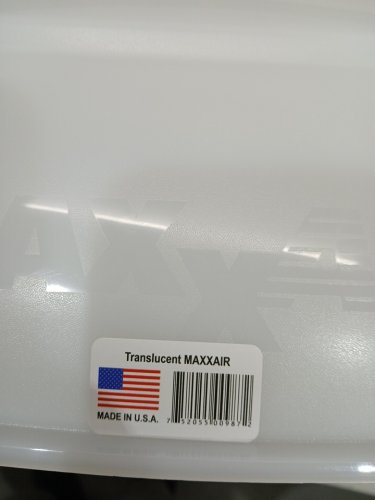 MaxxAir I Original Roof Vent Cover, Translucent White (MODEL: 10B50104) image 4