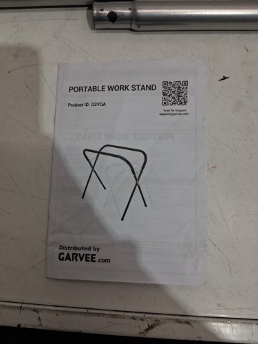 Garvee Folding Portable Adjustable Work Stand WITH FOLDABLE DESIGN for Garage and Shop - 750 lbs Capacity - 40" X 11"-36" X 21"-40" - BLACK (MODEL:PTH_338AEVES) image 7