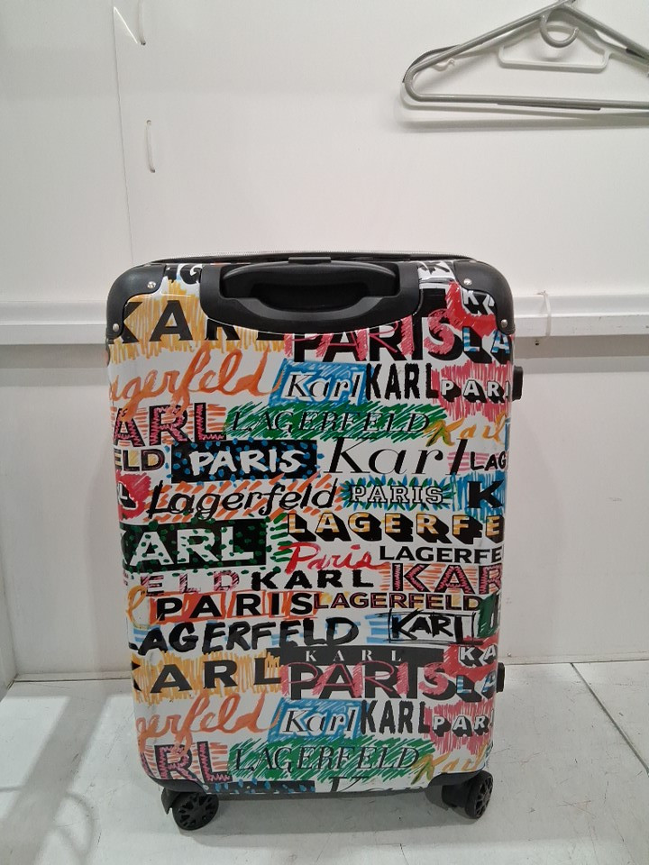 Karl Lagerfeld Paris Karl & Kat Ladies' Straight Suitcase - 25" - multicolor(model:KF418LO1-MUL-MED) image 4