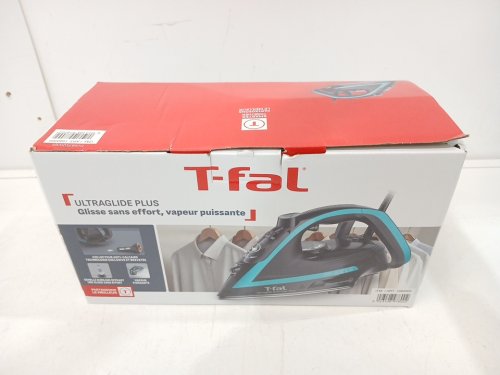 T-FAL ULTRAGLIDE PLUS ENHANCED STEAM IRON WITH CALCIUM COLLECTOR - BLACK/TEAL (MODEL: 1980969/FV5871Q0) image 2