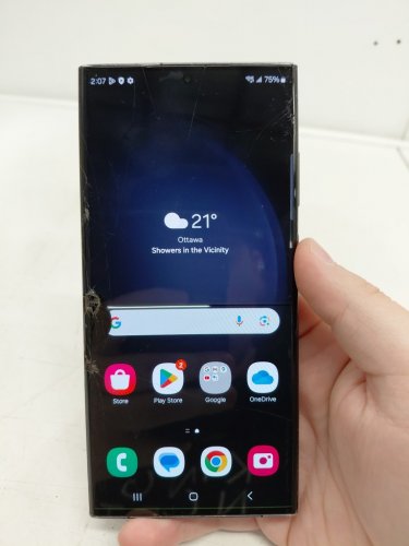 Samsung S23 Ultra ANDROID PHONE - 256gb - PHANTOM BLACK (model:sm-s918w) image 2