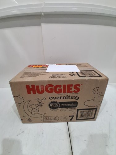 68pk huggies disney baby overnites diapers - size 7 - winnie the pooh (MODEL: 54923) image 2