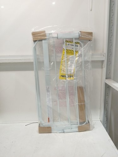 REGALO EASY-STEP METAL WALK-THROUGH SAFETY GATE, 30" X 29'' - 38.5'' - WHITE (MODEL: 1160DS) image 3