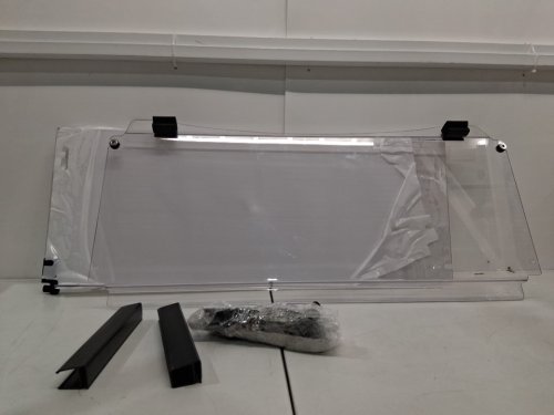 golf cart windshield for club car precedent/tempo/onward - colorless (model: CCCPFW) image 2