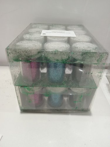 2 (12PC) hello hobby fine glitter shaker multipack - 10.7g each - assorted colours (MODEL: 218281HHRF) image 2