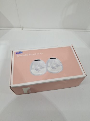 lulia wearable breast pump with 4 modes and 9 levels and carry bags - white image 2
