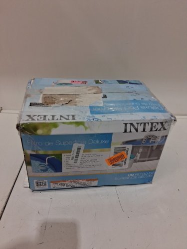 INTEX KRYSTAL CLEAR POOL BASICS ABOVE-GROUND POOL DELUXE WALL-MOUNTED AUTOMATIC SWIMMING POOL SURFACE SKIMMER - BLUE/WHITE (MODEL: 28000E) image 2