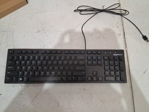 AmazonBasics Wired Keyboard - BLACK/GREY (MODELS: MD005) image 3
