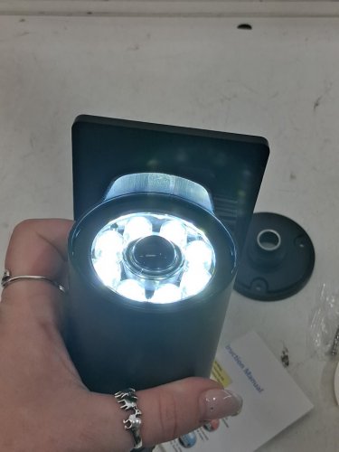 WAITSCHER SOLAR MOTION SENSOR FLOOD LIGHT - 1800LM - BLACK image 2
