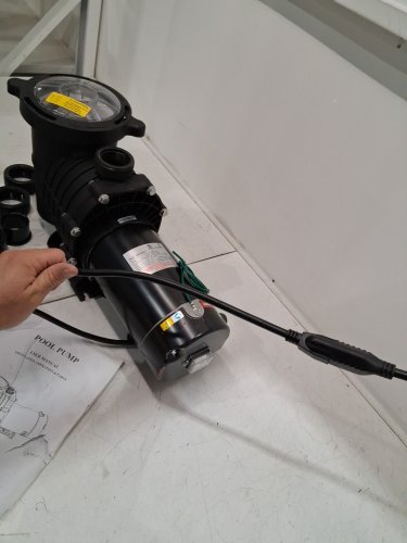 TOGARHOW 2.0 HP SELF PRIMMING POOL PUMP DUAL VOLTAGE WITH STRAINER BASKET - 8000GPH 1500W 115-230V 60HZ - BLACK (MODEL: ‎HBP1500II) image 4