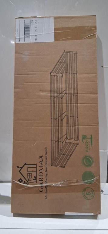 gardmax Raised Rectangular Garden Bed - 8ft x 4ft x 1ft - Silver - (Model: GM66010-12) image 4