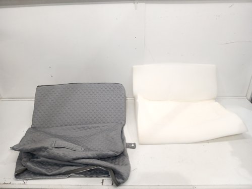 Bed Wedge Pillow with Removable Washable Cover - 22" - Grey image 2