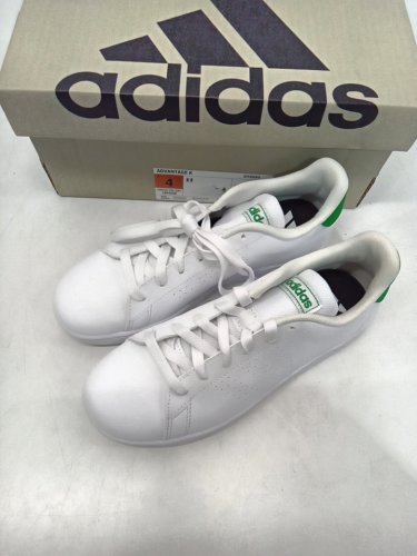 kids adidas ADVANTAGE K Sneakers - size 4 - white/green (model: gw6484/1864508) image 2