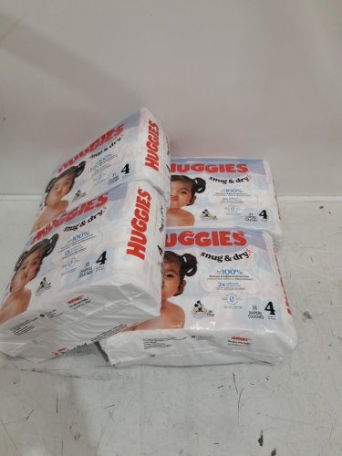 124PK HUGGIES SNUG AND DRY DIAPERS - SIZE 4 (22-37LB) - DISNEY MICKEY MOUSE (MODEL: 56412) image 3