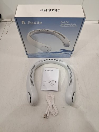 Jisulife LIFE4 5-Speed portable neck fan - OSFM - White (model: fa14-s) image 2