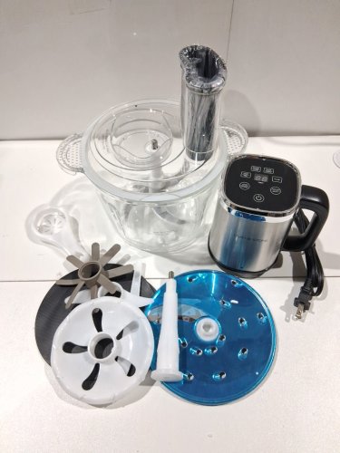 curtis stone digital glass bowl chop master - black image 3