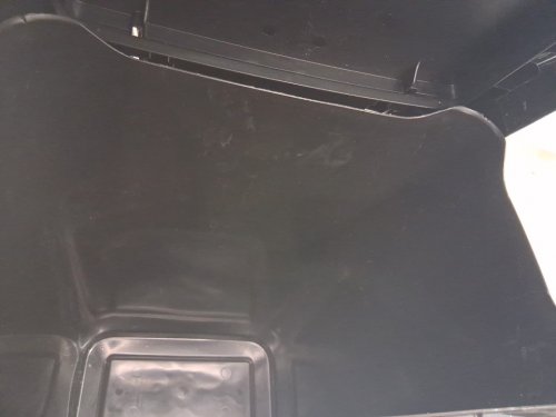 Rubbermaid Plastic Touch-Top Kitchen Trash Can with Lid - 12.2GAL - BLACK (MODEL: 2201993) image 4