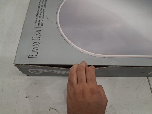 Artika Royce Oval LED Mirror with Integrated Defogger & 3 Light Colors - 3000K-5000K - 20" x 32" - silver (model : 1671618) image 5