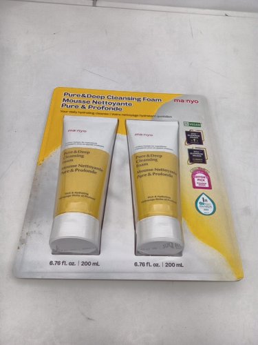 2pk ma:nyo pure and deep cleansing foam - 200ml each image 2
