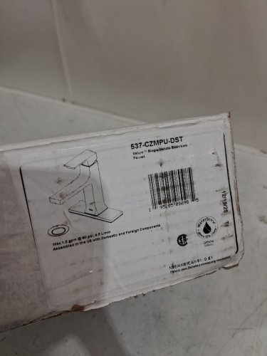 delta velum single handle bathroom faucet - Champagne Bronze (model: 537-CZMPU-DST) image 3