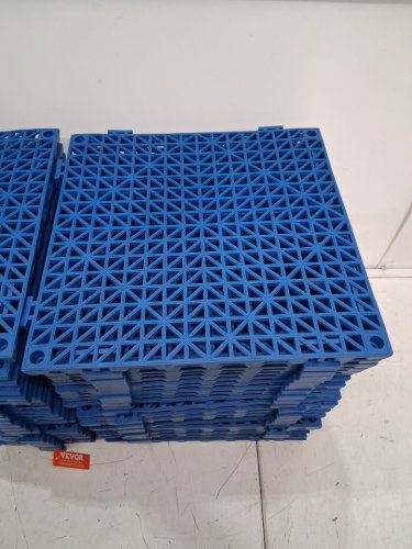 50PK VEVOR Modular Interlocking Drainage Mats - 12" - blue image 4