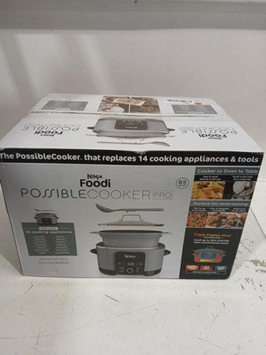 Ninja Foodi PossibleCooker PRO 8-in-1 multi-cooker - 8.5qt capacity - Sea Salt Grey (model: mc1001c) image 4