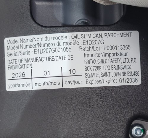 BRITAX ONE4LIFE SLIM CLICKTIGHT ALL-IN-ONE CAR SEAT - CONVERTIBLE - INFANT TO 10YRS - PARCHMENT/BEIGE  (MODEL: E1D207G) image 2