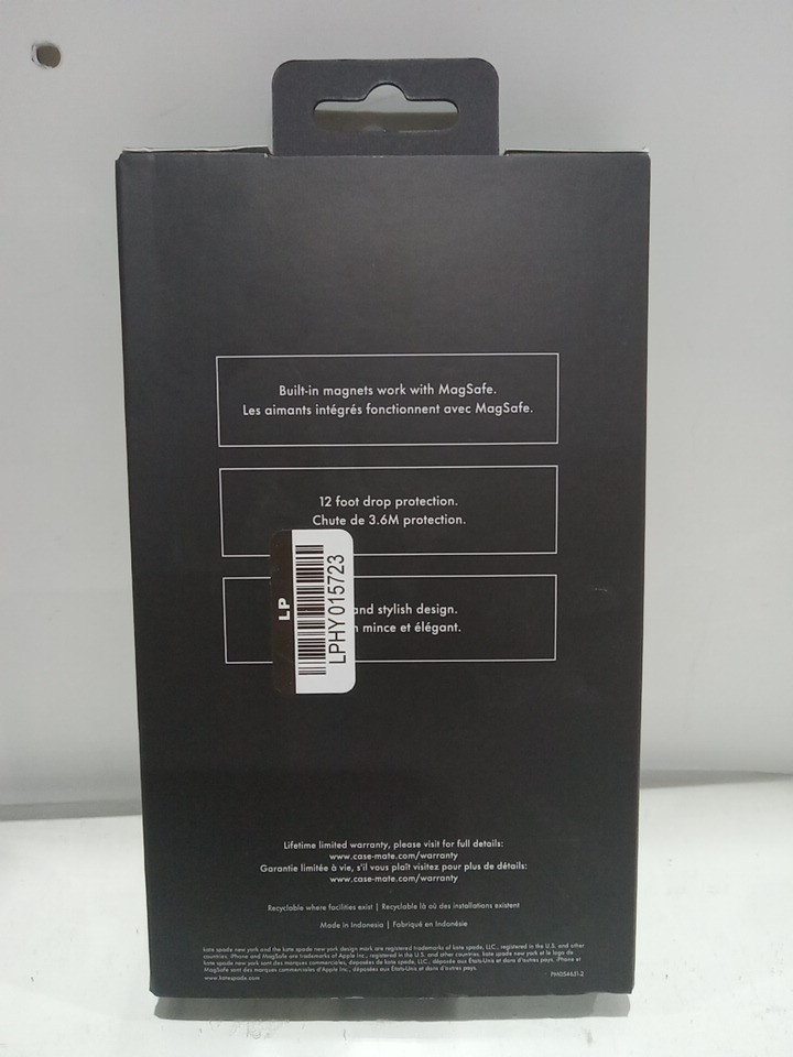 Kate spade new york protective MagSafe case for iPhone 16 Pro Max - Clear Flowers (Model: KS054962-05) image 3