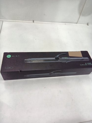 mint professonal clamp free curling wand extra long - 1.25" - black (model:  MVK22) image 7