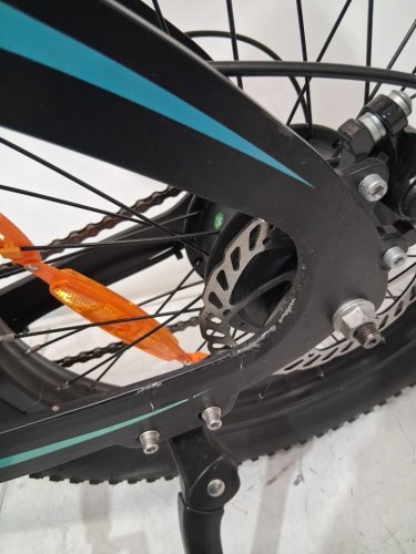 Gyrocopters Zapphire at Tire MTB Electric Bike - 20" x 3" tires  - 32Km/h, Range Upto 91Km 42V - black/blue image 9