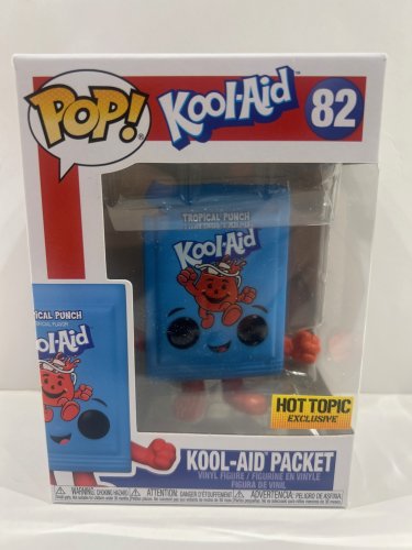 Funko pop! **hot topic exclusive** kool-aid - kool-aid packet vinyl figure (#82) image 2
