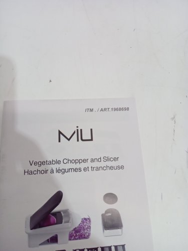 11PC MIU Vegetable Chopper - WHITE (MODEL:1968698) image 4