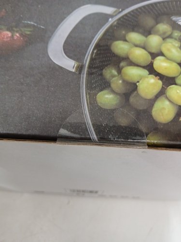 3PC MIU STAINLESS STEEL DISHWASHER-SAFE COLANDER SET - Various Sizes - SILVER (MODEL: 1820588) image 4