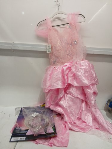 3pc womens PARTYHOLIC CHARMING WITCH COSTUME  - LARGE  - PINK image 2