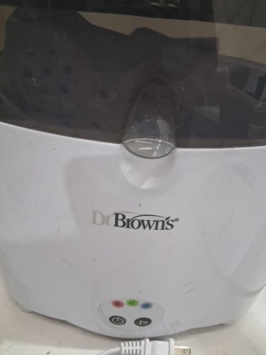 DR BROWNS NATURAL FLOW DELUXE BOTTLE STERILIZER ELECTRIC STEAM SYSTEM - STERILIZES 6 BOTTLES AT ONCE - white (model: AC045) image 5