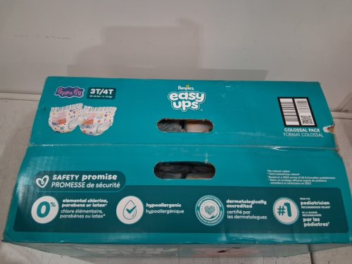 100PK Pampers easy ups disposable toddler training underwear - SIZE 3T/4T (30-40lb) - peppa pig image 3