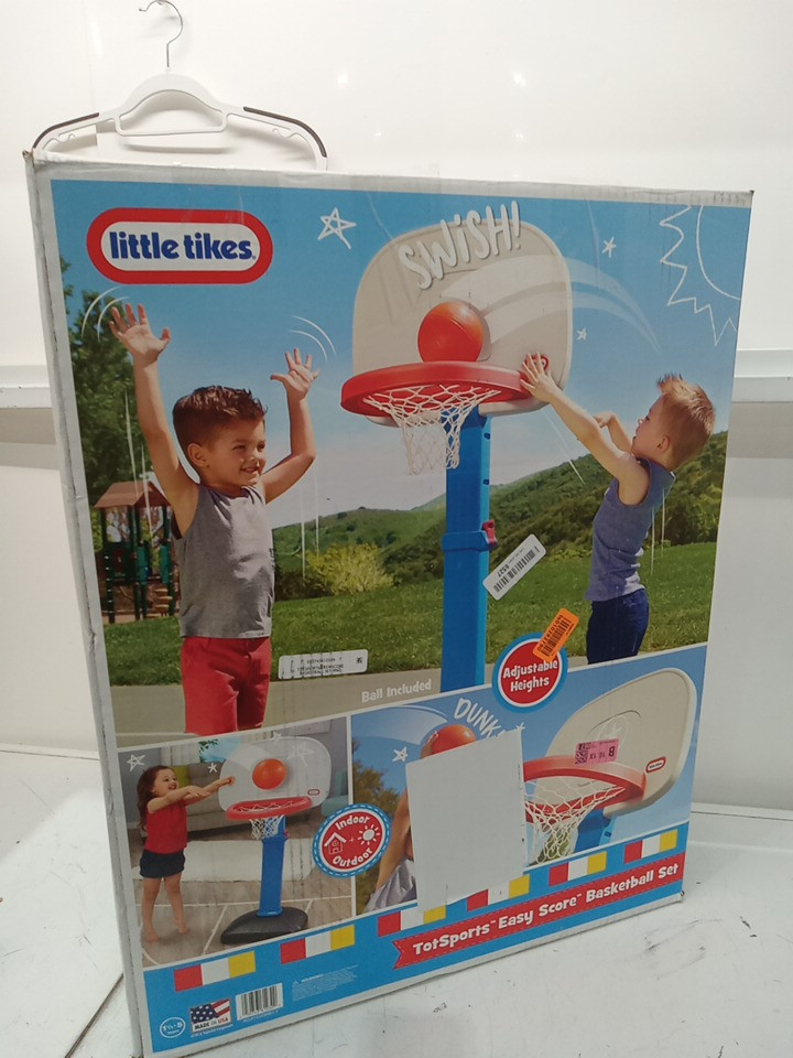 Little Tikes TotSports Easy Score Basketball set adjustable height - 2.5ft to 4ft - Multicolour (model: 612329M81) image 2