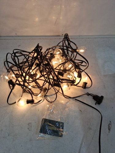 OHLUX LED SHATTERPROOF WEATHER RESISTANT DIMMABLE OUTDOOR STRING LIGHTS 2200K - 55FT - (MODEL: ‎IL-E12-2005528) image 4