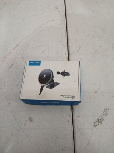 mokpr Magsafe Car Mount Phone Holder and Wireless Charger - 15W - black (model: ca016) image 2
