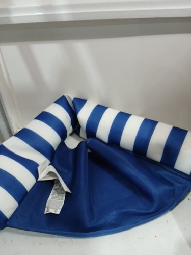 big joe nautical stripe buoyant pool noodle float - 40.5" x 8" - blue/white - (Model: 20451043) image 3