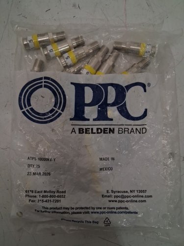 25pk ppc belden brand ULTRA-PRECISION  attenuators - (model: atp5-10006kv-y) image 2