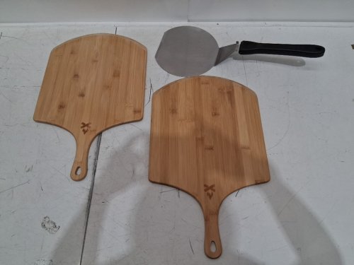 4PC CAMP CHEF PIZZA ACCESSORIES KIT - NATURAL WOOD / stainless steel (model:PZK4) image 3