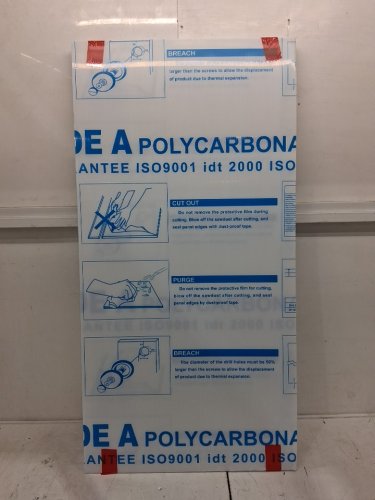 12pc teabelle weatherproof polycarbonate greenhouse panel sheets - 4ft x 2ft, 4mm thick - clear - (model: 462300) image 5