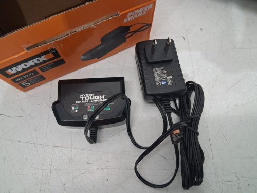 worx BATTERY CHARGER FOR 20V BATTERIES - black - (MODEL: WA3742) image 3