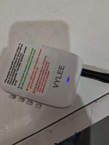 VYLEE 5-IN-1 Universal International Power Travel Plug Adapter - 3.5A - WHITE (MODEL:OL-212) image 4