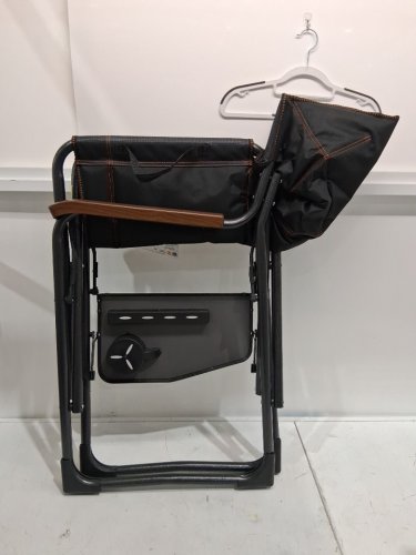 Mac Sports Folding Director Camping Chair- UPTO 300LBS - GREY (MODEL: 1872256) image 2