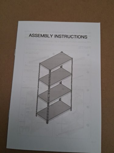 REIBII 4-Tier Freestanding Boltless Shelving Unit - 35.5" x 18" x 60.1" - Black (Model: dl91-ms-80l-4lb) image 9